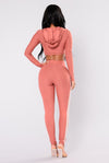 Women Ladies Tracksuit Crop Top Hoodies Sweatshirt Pants Sets Slim Wear Casual Suit