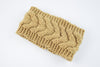 Acrylic Thick Wool Knitted Headband Diagonally Crossed Hair Accessories For Women