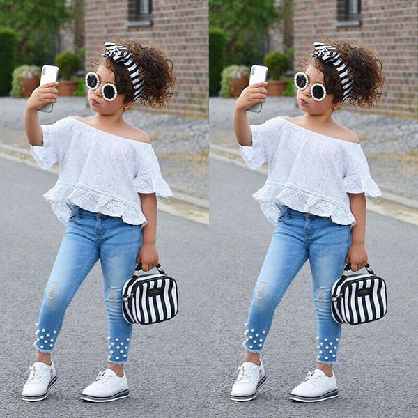 Shirt Shorts Girls Girl Kids Clothes For Baby Set Children