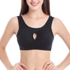 Plus Size Women Bra Ladies Cotton Quake-Proof Underwear Sleep Tops No Buckles Non Wire Lingerie With Removable Padded