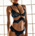 ALINRY sexy lace bra set women black floral push up transparent bralette plus size lingerie seamless underwear briefs sets