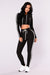 Women Ladies Tracksuit Crop Top Hoodies Sweatshirt Pants Sets Slim Wear Casual Suit