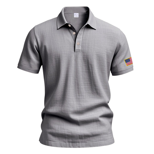 American Summer Linen Short Sleeve Men Clothing
