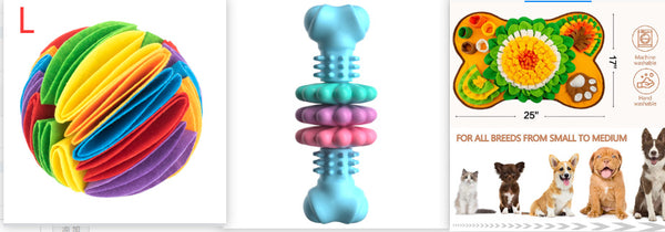 Dog Chew Toy Dog Bone TypeDogs Teeth Cleaning Toys Indestructible TPR Bone Chewing Bite Resistant Teething ToysPet Products