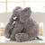 Soft Comfort Elephant Plush ToyAccompany Sleeping Baby Sleep Child Pillow Leather Shell