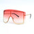 Women Square Polarized Glass Lens Sunglasses