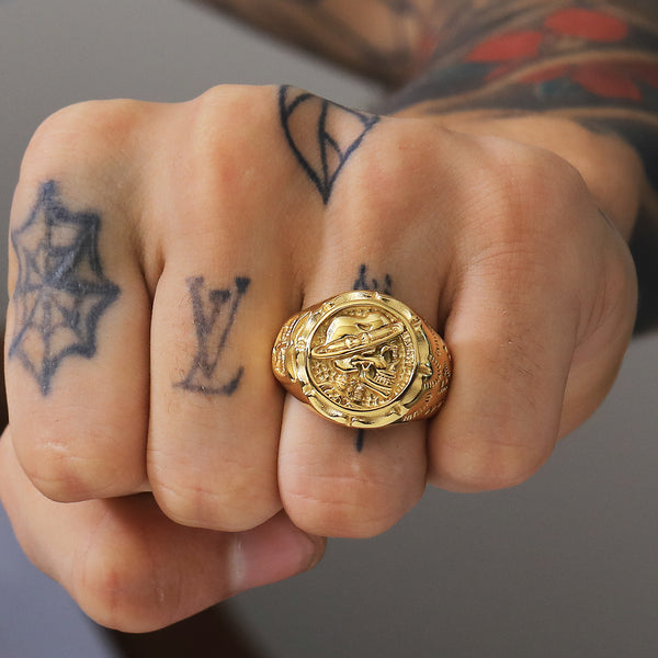 Fashion Trend Punk Skull Pattern Men