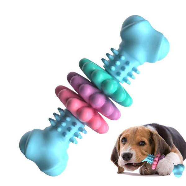 Dog Chew Toy Dog Bone TypeDogs Teeth Cleaning Toys Indestructible TPR Bone Chewing Bite Resistant Teething ToysPet Products