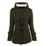 warm winter fur collar jackets women new horn button Long down coat women parka Plus Size female parka hoodies Women