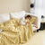 Soft Wind Bubble Velvet Blanket Warm Solid Rabbit Fur Blankets Double-sided Thickening Cover Throw Warm Fur Blanket