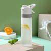Spray Water Bottle For Girls Outdoor Sport Fitness Water Cup Large Capacity Spray Bottle Drinkware Travel Bottles Kitchen Gadgets