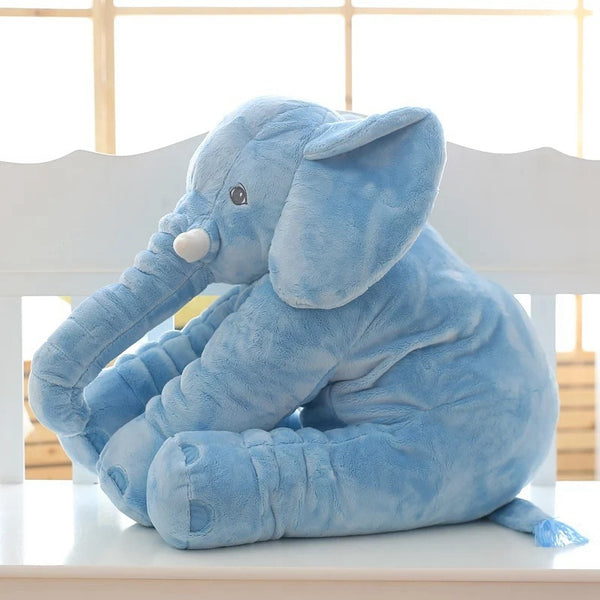 Soft Comfort Elephant Plush ToyAccompany Sleeping Baby Sleep Child Pillow Leather Shell