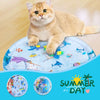 Summer Cooling Pet Water Bed Cushion Ice Pad Dog Sleeping Square Mat For Puppy Dogs Cats Pet Kennel Cool Cold
