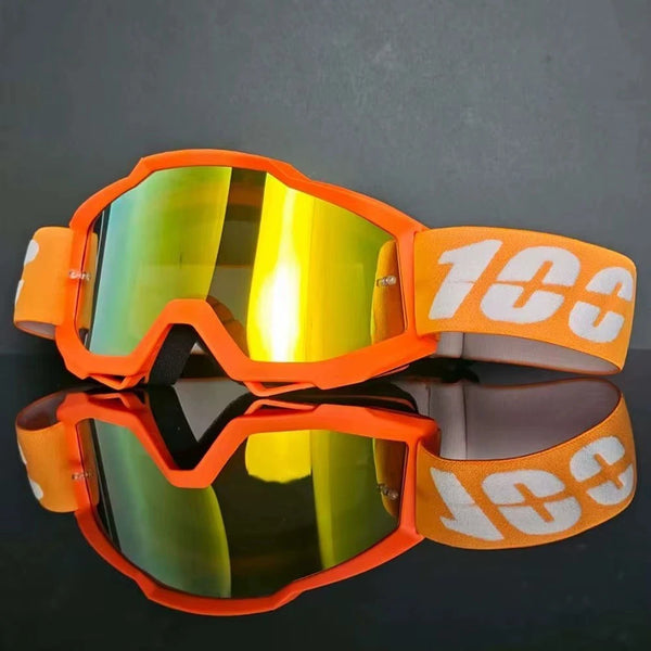 STRATA 2 MotorcrossMX Goggles bike 100 PERCENT MIRROR / CLEAR