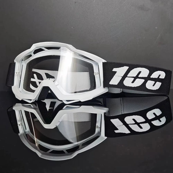 STRATA 2 MotorcrossMX Goggles bike 100 PERCENT MIRROR / CLEAR