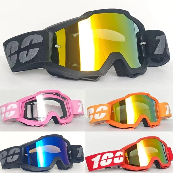 STRATA 2 MotorcrossMX Goggles bike 100 PERCENT MIRROR / CLEAR