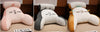 Sofa Fluffy Cushion Luncheon Pillow Triangle Reading Cushion Bedside Soft Large Backrest Lumbar Cushion Office Chair Cushion