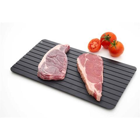 Fast Defrosting Tray ThawKitchen Quick Aluminum Thaw Plate