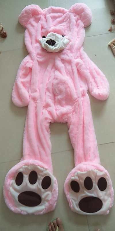 Giant Teddy Bear Plush Toy HugeSoft ToysLeather Shell