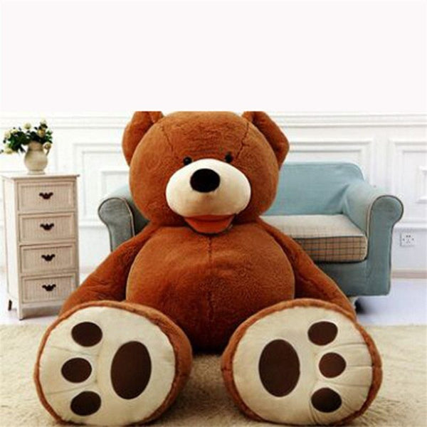 Giant Teddy Bear Plush Toy HugeSoft ToysLeather Shell