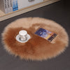 Hair Plush Carpet Floor Mats Household Floor MatsWool Round Bedroom Carpets
