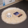 Hair Plush Carpet Floor Mats Household Floor MatsWool Round Bedroom Carpets