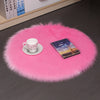 Hair Plush Carpet Floor Mats Household Floor MatsWool Round Bedroom Carpets