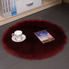 Hair Plush Carpet Floor Mats Household Floor MatsWool Round Bedroom Carpets