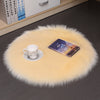 Hair Plush Carpet Floor Mats Household Floor MatsWool Round Bedroom Carpets