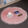 Hair Plush Carpet Floor Mats Household Floor MatsWool Round Bedroom Carpets