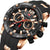Minifix Fox Mf0349g Fashion Personality Quartz Watch Silicone Strap Luminous Men''s Watch