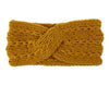 Acrylic Thick Wool Knitted Headband Diagonally Crossed Hair Accessories For Women