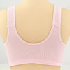 Bras For Women Front Closure Button Bra Wireless Bralette Push Up Brassiere Bra Tube Top Vest Underwear