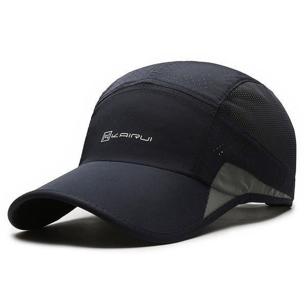 Quick-drying Hat Men's Summer Outdoor Sports Peaked Cap Couple Hats Hollow Lightweight Breathable