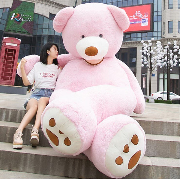 Giant Teddy Bear Plush Toy HugeSoft ToysLeather Shell
