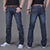 Men's Denim Long Pants Trendy Men's Denim Straight-Leg Pants