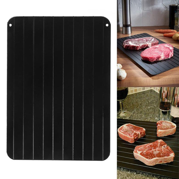 Fast Defrosting Tray ThawKitchen Quick Aluminum Thaw Plate