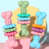 Dog Chew Toy Dog Bone TypeDogs Teeth Cleaning Toys Indestructible TPR Bone Chewing Bite Resistant Teething ToysPet Products