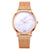 Vansvar fashion brand silver and gold mesh band creative marble wristwatch casual women quartz watches gift relogio feminino