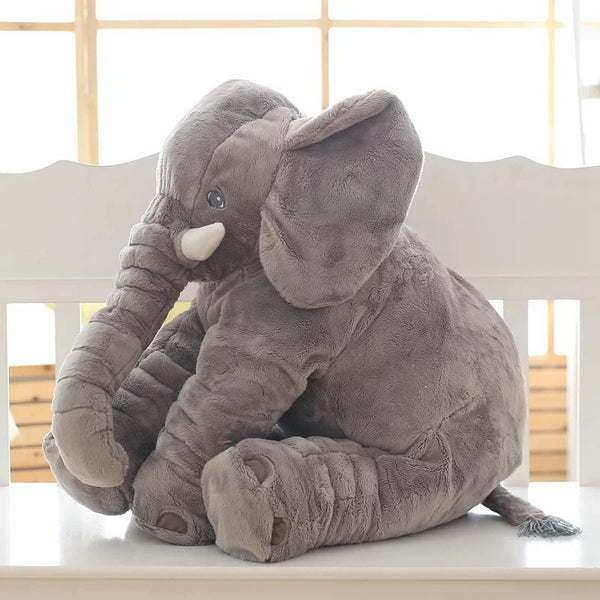 Soft Comfort Elephant Plush ToyAccompany Sleeping Baby Sleep Child Pillow Leather Shell