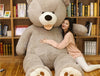 Giant Teddy Bear Plush Toy HugeSoft ToysLeather Shell