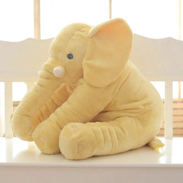 Soft Comfort Elephant Plush ToyAccompany Sleeping Baby Sleep Child Pillow Leather Shell