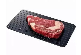 Fast Defrosting Tray ThawKitchen Quick Aluminum Thaw Plate