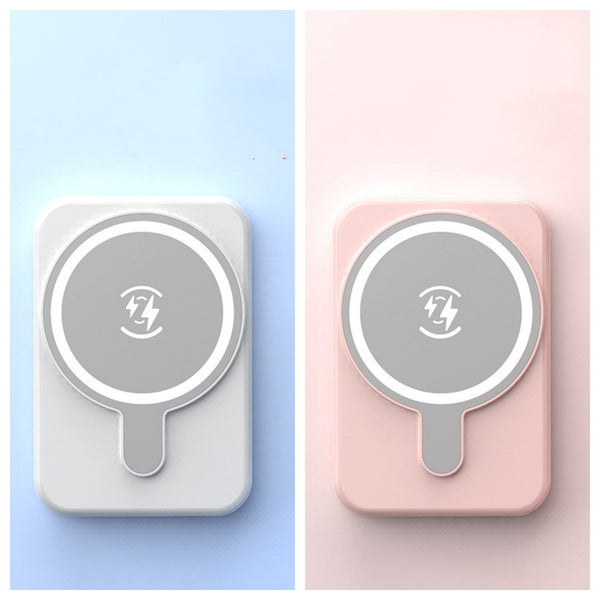 Mini Fast Charging Magnetic Wireless Power Bank 5000 MAh Portable
