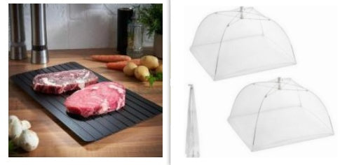 Fast Defrosting Tray ThawKitchen Quick Aluminum Thaw Plate