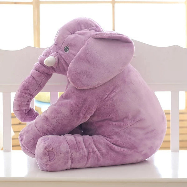 Soft Comfort Elephant Plush ToyAccompany Sleeping Baby Sleep Child Pillow Leather Shell