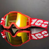 STRATA 2 MotorcrossMX Goggles bike 100 PERCENT MIRROR / CLEAR