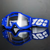 STRATA 2 MotorcrossMX Goggles bike 100 PERCENT MIRROR / CLEAR