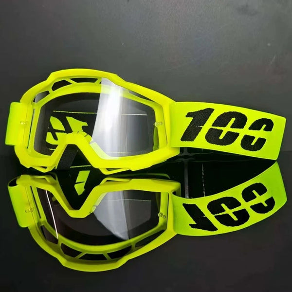 STRATA 2 MotorcrossMX Goggles bike 100 PERCENT MIRROR / CLEAR