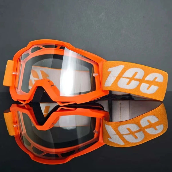 STRATA 2 MotorcrossMX Goggles bike 100 PERCENT MIRROR / CLEAR